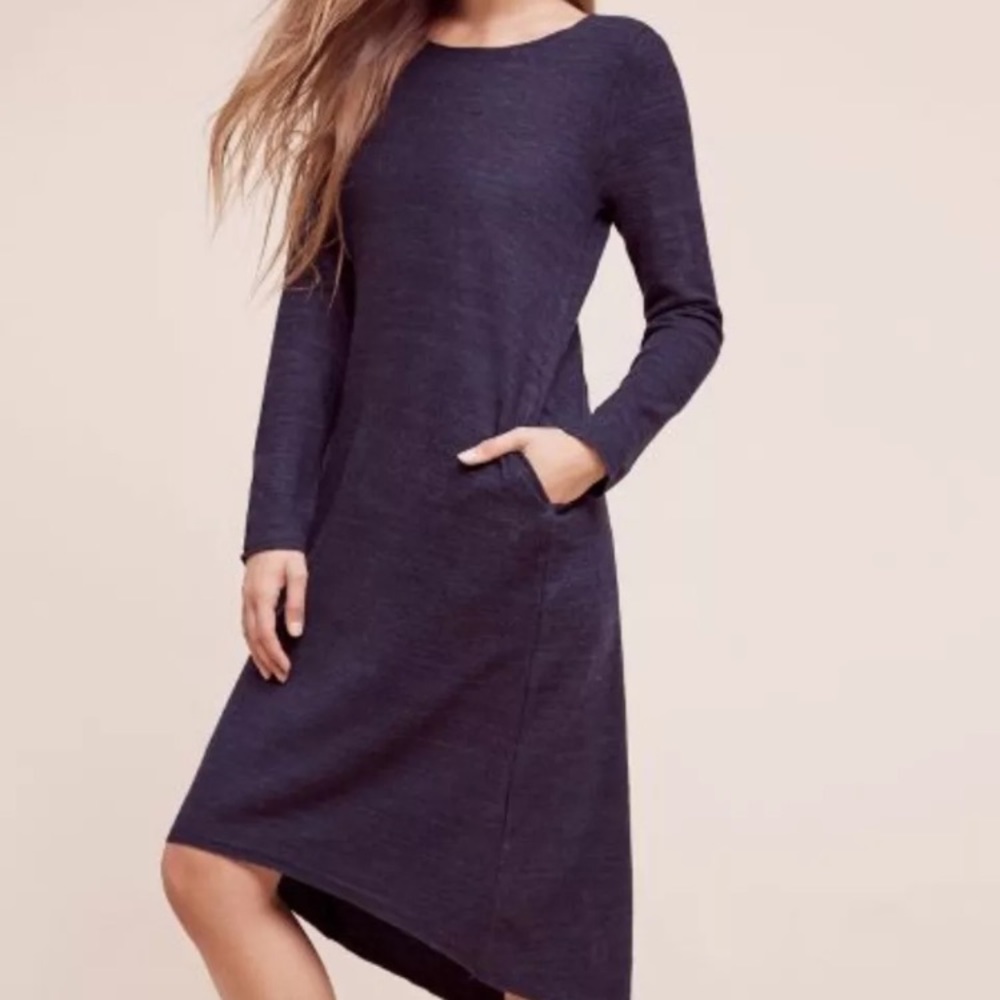Anthropologie cross back knit dress